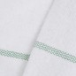vidaXL Reinigungstücher 50 Stk. Weiß mit Grünen Gestreift 50x60 cm vidaXL Reinigungstücher 50 Stk. Weiß mit Grünen Gestreift 50x60 cm