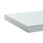vidaXL Wandregale 2 Stk. 100x30x3 cm Silbern Edelstahl vidaXL Wandregale 2 Stk. 100x30x3 cm Silbern Edelstahl