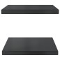 vidaXL Wandregale 2 Stk. 50x40x3 cm Schwarz Edelstahl vidaXL Wandregale 2 Stk. 50x40x3 cm Schwarz Edelstahl
