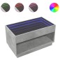 vidaXL Couchtisch mit Infinity-LED Betongrau 90x50x50 cm vidaXL Couchtisch mit Infinity-LED Betongrau 90x50x50 cm