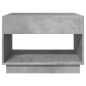 vidaXL Couchtisch mit Infinity-LED Betongrau 90x50x50 cm vidaXL Couchtisch mit Infinity-LED Betongrau 90x50x50 cm