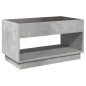 vidaXL Couchtisch mit Infinity-LED Betongrau 90x50x50 cm vidaXL Couchtisch mit Infinity-LED Betongrau 90x50x50 cm