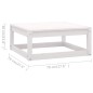 5-tlg. Garten-Lounge-Set mit Kissen Kiefer Massivholz 5-tlg. Garten-Lounge-Set mit Kissen Kiefer Massivholz