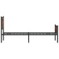 vidaXL Metallbett ohne Matratze Eichen-Optik 107x203 cm vidaXL Metallbett ohne Matratze Eichen-Optik 107x203 cm
