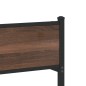 vidaXL Metallbett ohne Matratze Eichen-Optik 107x203 cm vidaXL Metallbett ohne Matratze Eichen-Optik 107x203 cm