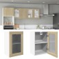 vidaXL Hängeglasschrank Sonoma-Eiche 40x31x60 cm Holzwerkstoff vidaXL Hängeglasschrank Sonoma-Eiche 40x31x60 cm Holzwerkstoff