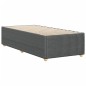 vidaXL Bettgestell ohne Matratze Dunkelgrau 100x200 cm Stoff vidaXL Bettgestell ohne Matratze Dunkelgrau 100x200 cm Stoff