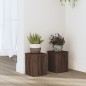 vidaXL Pflanzenständer 2 Stk. Braun Eiche 15x15x20 cm Holzwerkstoff vidaXL Pflanzenständer 2 Stk. Braun Eiche 15x15x20 cm Holzwerkstoff