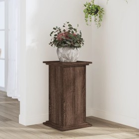 vidaXL Pflanzenständer Braun Eichen-Optik 33x33x60 cm Holzwerkstoff