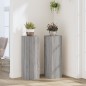vidaXL Pflanzenständer 2 Stk. Grau Sonoma 25x25x80 cm Holzwerkstoff