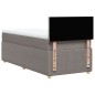 vidaXL Boxspringbett mit Matratze Taupe 90x200 cm Stoff vidaXL Boxspringbett mit Matratze Taupe 90x200 cm Stoff