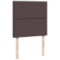 vidaXL Boxspringbett mit Matratze Dunkelbraun 80x200 cm Stoff vidaXL Boxspringbett mit Matratze Dunkelbraun 80x200 cm Stoff