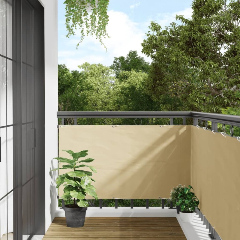 vidaXL Balkon-Sichtschutz Creme 700x75 cm PVC vidaXL Balkon-Sichtschutz Creme 700x75 cm PVC