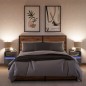 vidaXL Wand-Nachttische mit LED-Leuchten 2 Stk. Betongrau vidaXL Wand-Nachttische mit LED-Leuchten 2 Stk. Betongrau