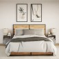 vidaXL Wand-Nachttische mit LED-Leuchten 2 Stk. Betongrau vidaXL Wand-Nachttische mit LED-Leuchten 2 Stk. Betongrau