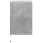 vidaXL Wand-Nachttische mit LED-Leuchten 2 Stk. Betongrau vidaXL Wand-Nachttische mit LED-Leuchten 2 Stk. Betongrau