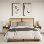 vidaXL Wand-Nachttische mit LED-Leuchten 2 Stk. Sonoma-Eiche vidaXL Wand-Nachttische mit LED-Leuchten 2 Stk. Sonoma-Eiche
