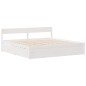 vidaXL Massivholzbett ohne Matratze Weiß 180x200 cm Kiefernholz vidaXL Massivholzbett ohne Matratze Weiß 180x200 cm Kiefernholz