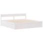 vidaXL Massivholzbett ohne Matratze Weiß 140x190 cm Kiefernholz vidaXL Massivholzbett ohne Matratze Weiß 140x190 cm Kiefernholz