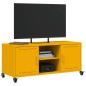 vidaXL TV-Schrank Senfgelb 100,5x39x43,5 cm Kaltgewalzter Stahl vidaXL TV-Schrank Senfgelb 100,5x39x43,5 cm Kaltgewalzter Stahl
