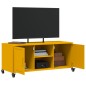 vidaXL TV-Schrank Senfgelb 100,5x39x43,5 cm Kaltgewalzter Stahl vidaXL TV-Schrank Senfgelb 100,5x39x43,5 cm Kaltgewalzter Stahl