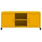 vidaXL TV-Schrank Senfgelb 100,5x39x43,5 cm Kaltgewalzter Stahl vidaXL TV-Schrank Senfgelb 100,5x39x43,5 cm Kaltgewalzter Stahl