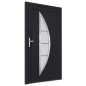 vidaXL Haustür Anthrazit 108x200 cm PVC vidaXL Haustür Anthrazit 108x200 cm PVC