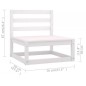 8-tlg. Garten-Lounge-Set mit Kissen Kiefer Massivholz 8-tlg. Garten-Lounge-Set mit Kissen Kiefer Massivholz