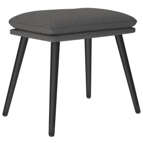 vidaXL Fußhocker Dunkelgrau 45x29,5x35 cm Stoff
