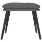 vidaXL Fußhocker Dunkelgrau 45x29,5x35 cm Stoff vidaXL Fußhocker Dunkelgrau 45x29,5x35 cm Stoff