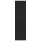 vidaXL Kleiderschrank Schwarz 80x52x180 cm Holzwerkstoff vidaXL Kleiderschrank Schwarz 80x52x180 cm Holzwerkstoff