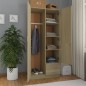 vidaXL Kleiderschrank Sonoma-Eiche 80x52x180 cm Holzwerkstoff vidaXL Kleiderschrank Sonoma-Eiche 80x52x180 cm Holzwerkstoff