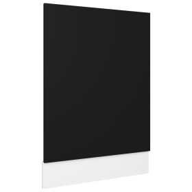 vidaXL Geschirrspülerblende Schwarz 45x3x67 cm Holzwerkstoff