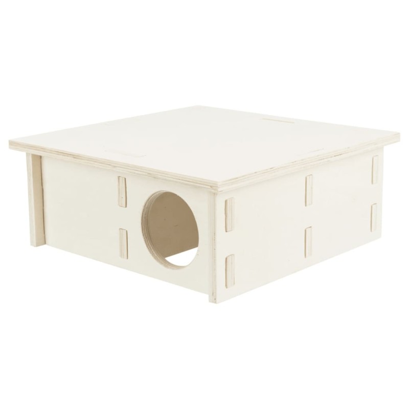 TRIXIE Nagerhaus mit 4 Kammern 30x12x30 cm Holz TRIXIE Nagerhaus mit 4 Kammern 30x12x30 cm Holz