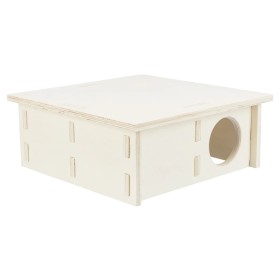 TRIXIE Nagerhaus mit 4 Kammern 30x12x30 cm Holz
