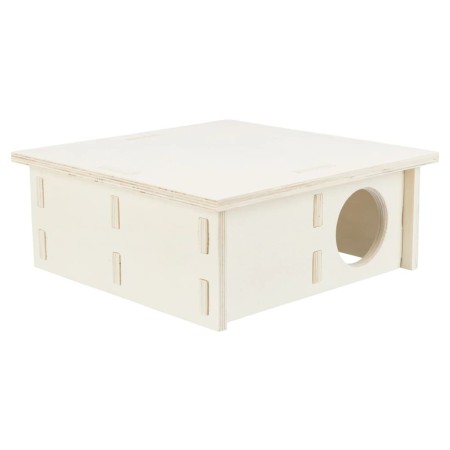 TRIXIE Nagerhaus mit 4 Kammern 30x12x30 cm Holz