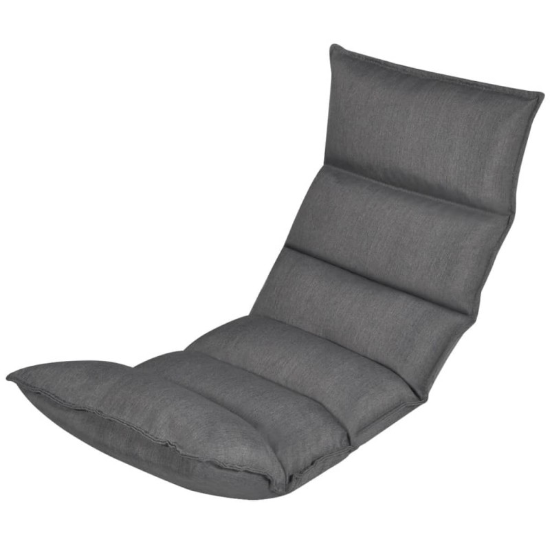 vidaXL Bodensessel Grau Stoff vidaXL Bodensessel Grau Stoff