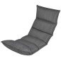 vidaXL Bodensessel Grau Stoff vidaXL Bodensessel Grau Stoff
