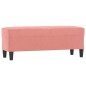 vidaXL Sitzbank Rosa 100x35x41 cm Samt vidaXL Sitzbank Rosa 100x35x41 cm Samt