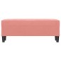 vidaXL Sitzbank Rosa 100x35x41 cm Samt vidaXL Sitzbank Rosa 100x35x41 cm Samt