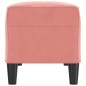 vidaXL Sitzbank Rosa 100x35x41 cm Samt vidaXL Sitzbank Rosa 100x35x41 cm Samt