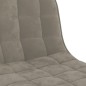 vidaXL Barhocker Hellgrau Samt vidaXL Barhocker Hellgrau Samt