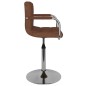 vidaXL Barhocker Braun Stoff vidaXL Barhocker Braun Stoff