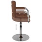 vidaXL Barhocker Braun Stoff vidaXL Barhocker Braun Stoff