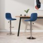 vidaXL Barhocker 2 Stk. Blau Stoff vidaXL Barhocker 2 Stk. Blau Stoff