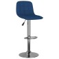 vidaXL Barhocker 2 Stk. Blau Stoff vidaXL Barhocker 2 Stk. Blau Stoff