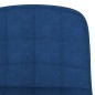 vidaXL Barhocker 2 Stk. Blau Stoff vidaXL Barhocker 2 Stk. Blau Stoff