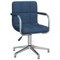 vidaXL Esszimmerstuhl Drehbar Blau Stoff vidaXL Esszimmerstuhl Drehbar Blau Stoff