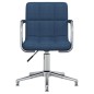 vidaXL Esszimmerstuhl Drehbar Blau Stoff vidaXL Esszimmerstuhl Drehbar Blau Stoff