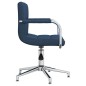 vidaXL Esszimmerstuhl Drehbar Blau Stoff vidaXL Esszimmerstuhl Drehbar Blau Stoff